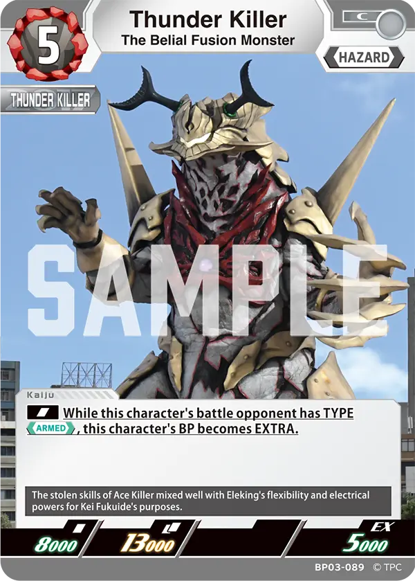 The Belial Fusion Monster Thunder Killer