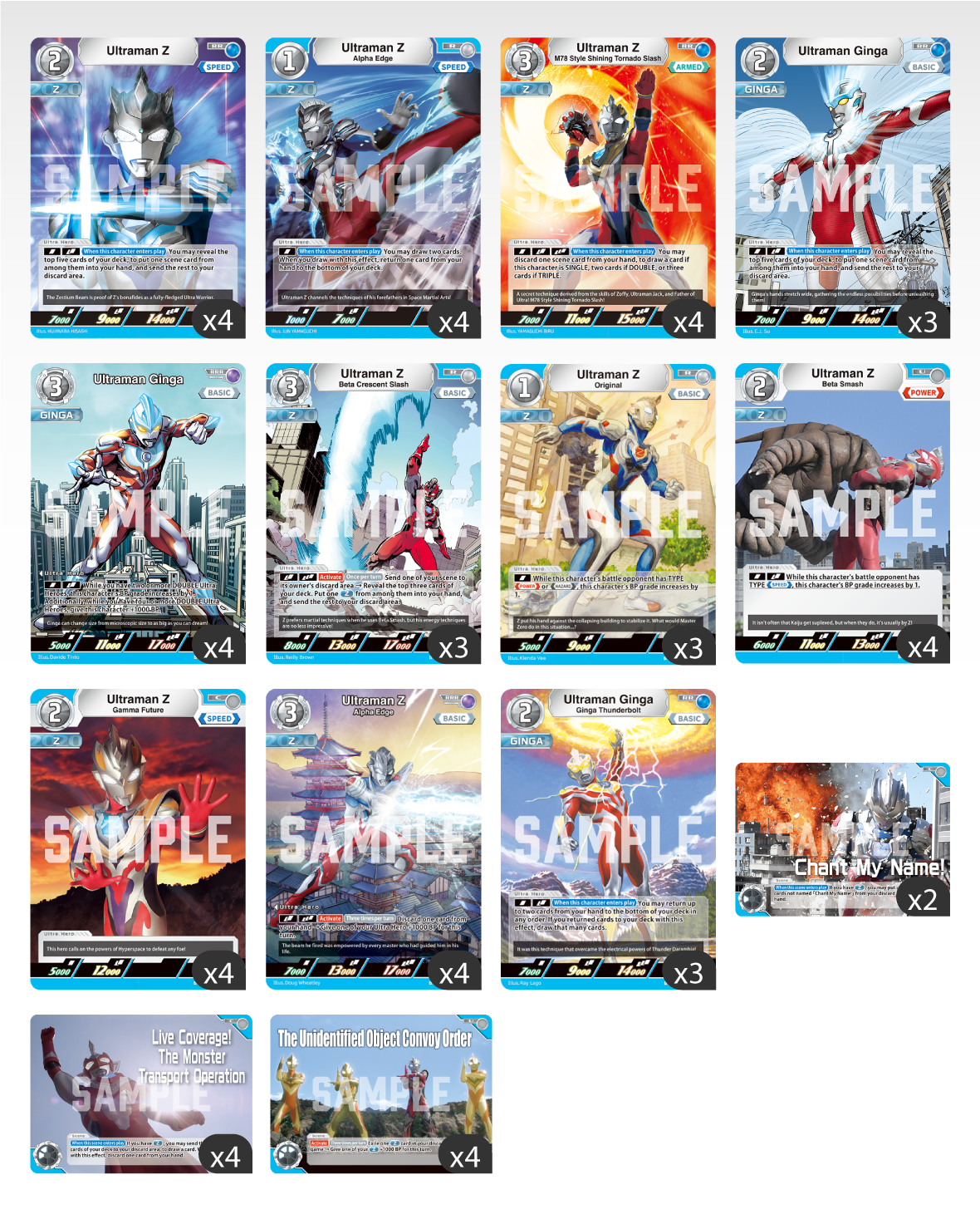 Ultraman Ginga and Ultraman Z Deck